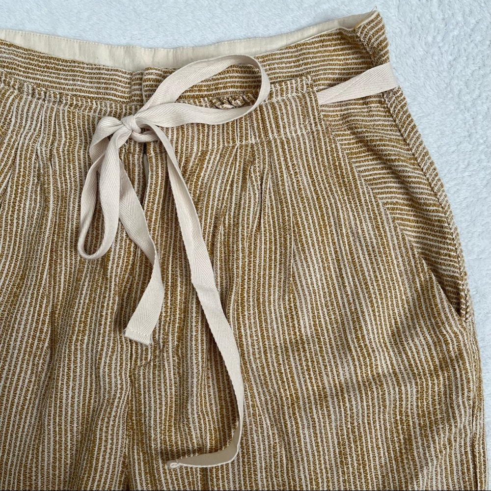 Free People Yellow Striped Pants - Picture 5 of 9